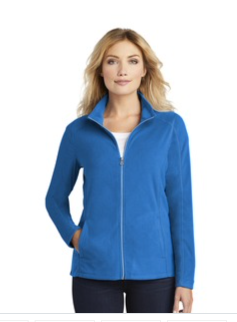 Port Authority Micro-fleece Jacket in Light Royal Main Image